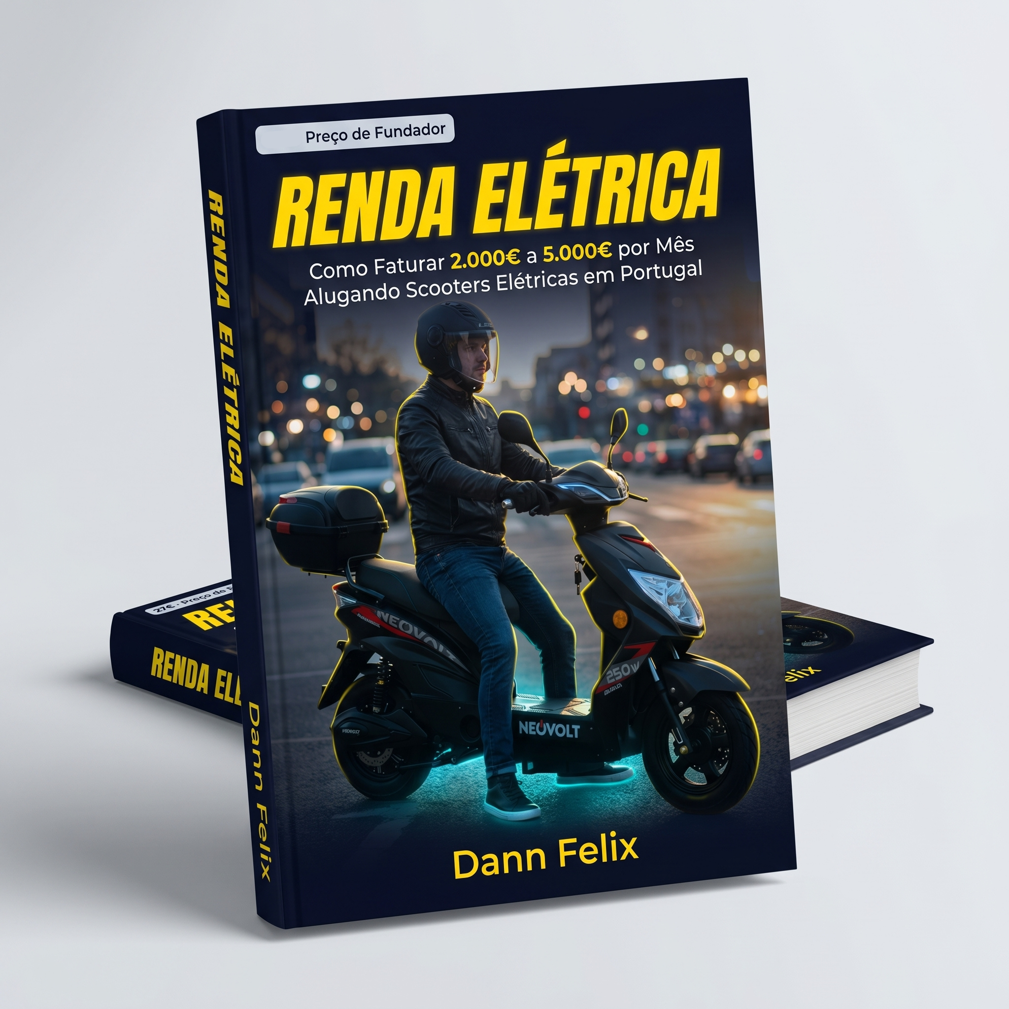 Mockup do e-book Renda Elétrica
